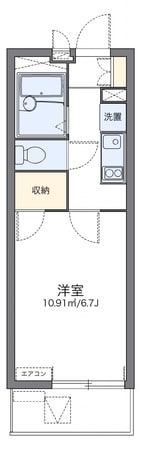 レオパレスアズーラの物件間取画像